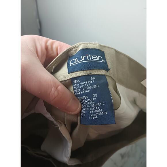 Vintage Puritan Tan Shorts NWT Dead Stock Men's Size 38 Pockets Outdoors Gift - Picture 5 of 5